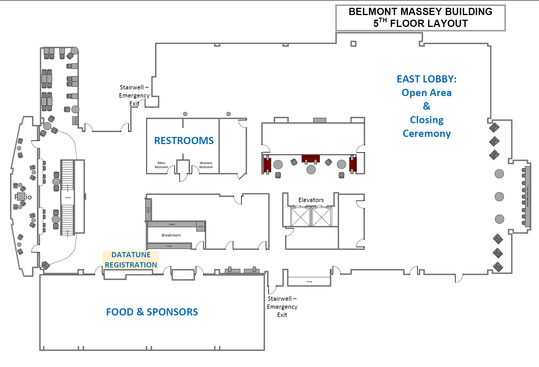 Massey 5th Floor Map
