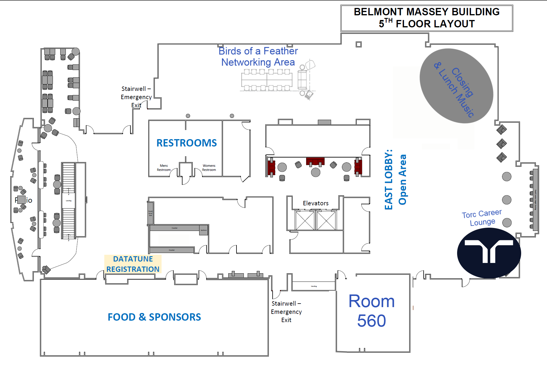 5th Floor — Registration and Keynote